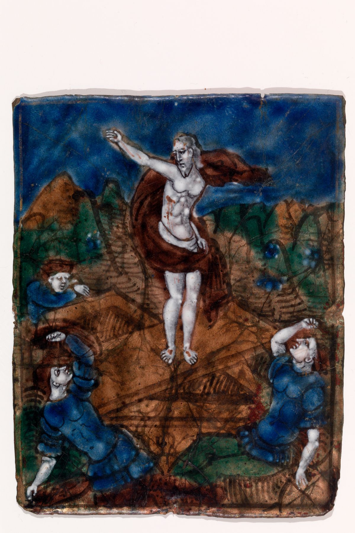 The Resurrection of Christ (Late 16th century, France) Unknown Artist - Public Domain Bible Painting