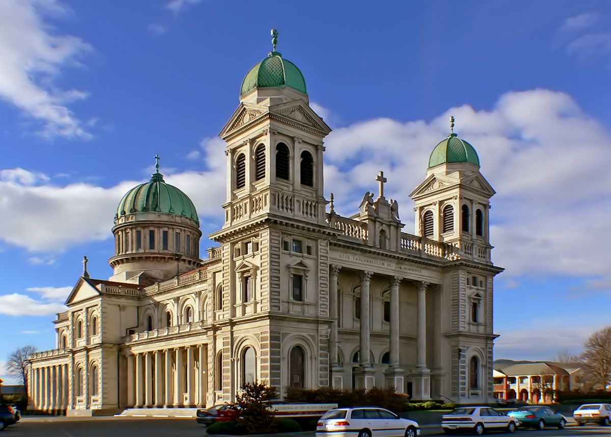 Cathedral of the Blessed Sacrament (Christchurch, New Zealand, 2007) - Catholic Stock Photo