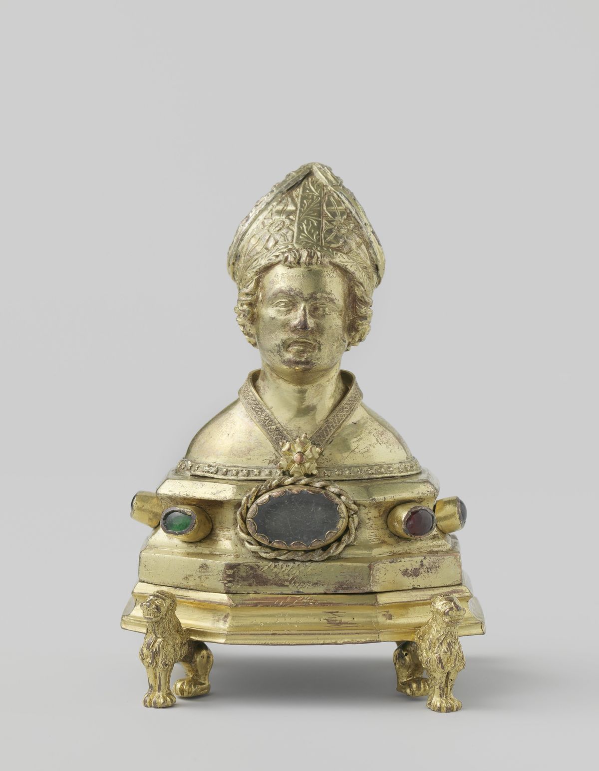 Reliquary, anonymous (1450) - Catholic Stock Photo