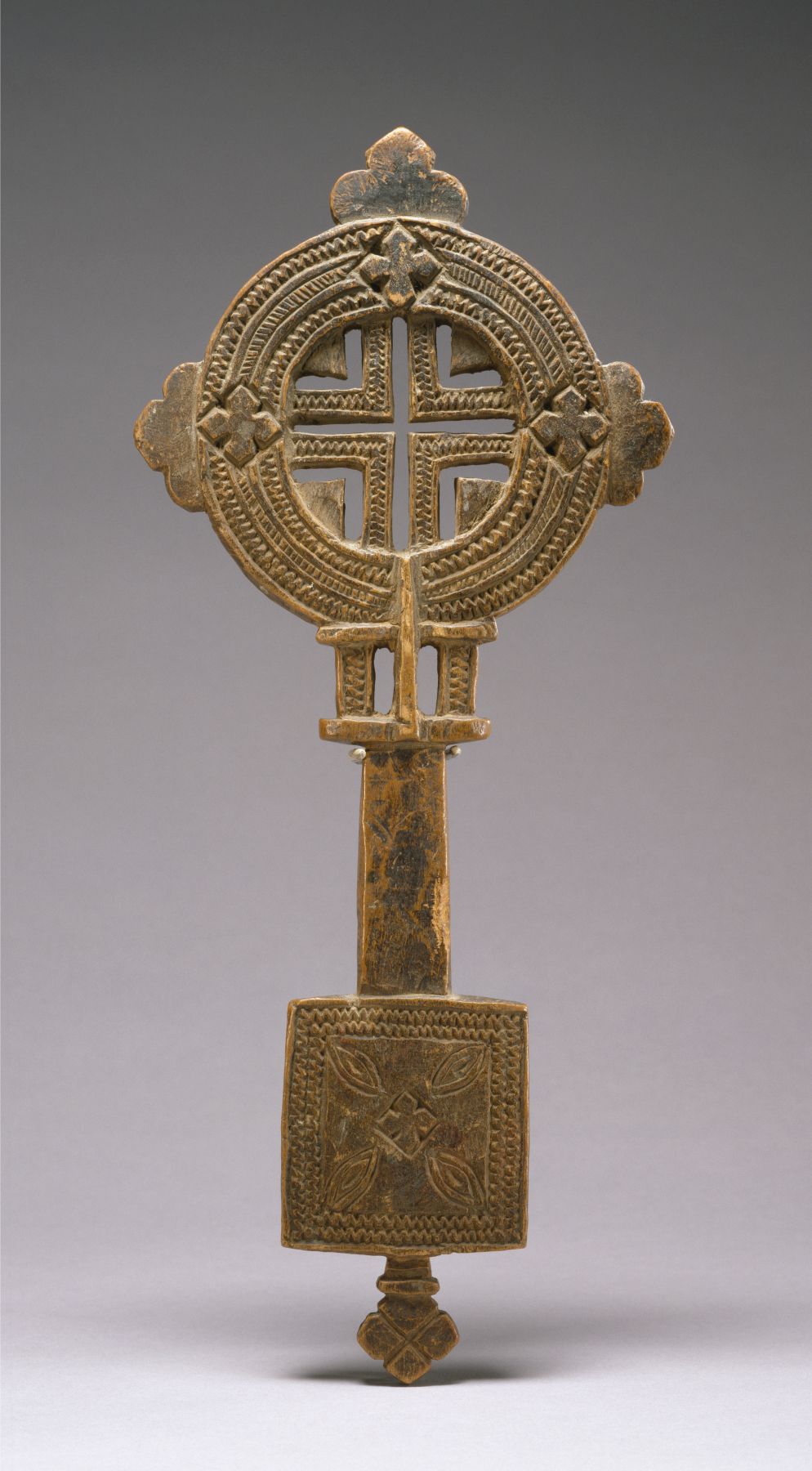Ethiopian Hand Cross (17th Century) - Orthodox Stock Photo