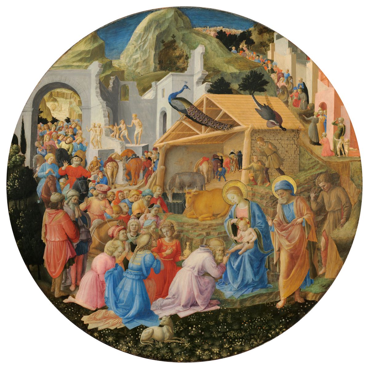 Adoration of the Magi By Fra Angelico and Fra Filippo Lippi (1395 - 1455) – Public Domain Catholic Painting