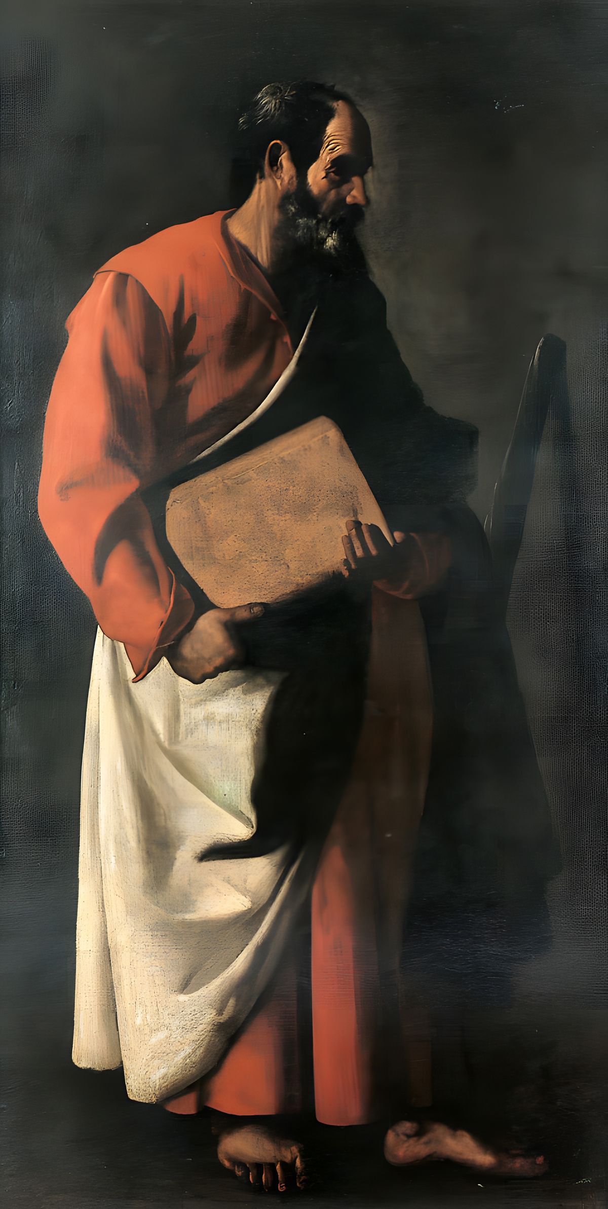 Saint James the Less (1633) by Francisco de Zurbarán - Public Domain Catholic Painting