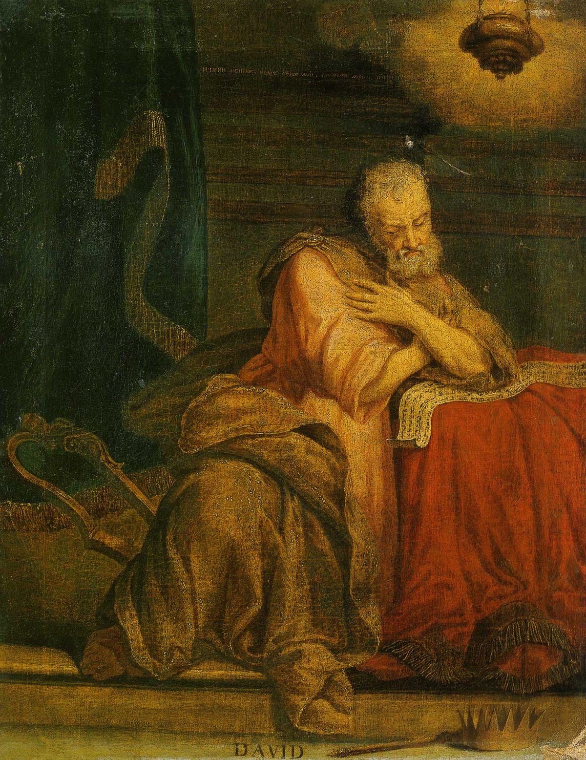 King David by Borovikovsky (1785) - Public Domain Catholic Painting
