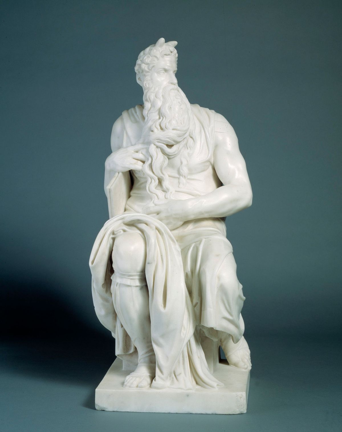 Moses (after Michelangelo) by Edmonia Lewis (Copy after Michelangelo, 1875) - Catholic Stock Photo