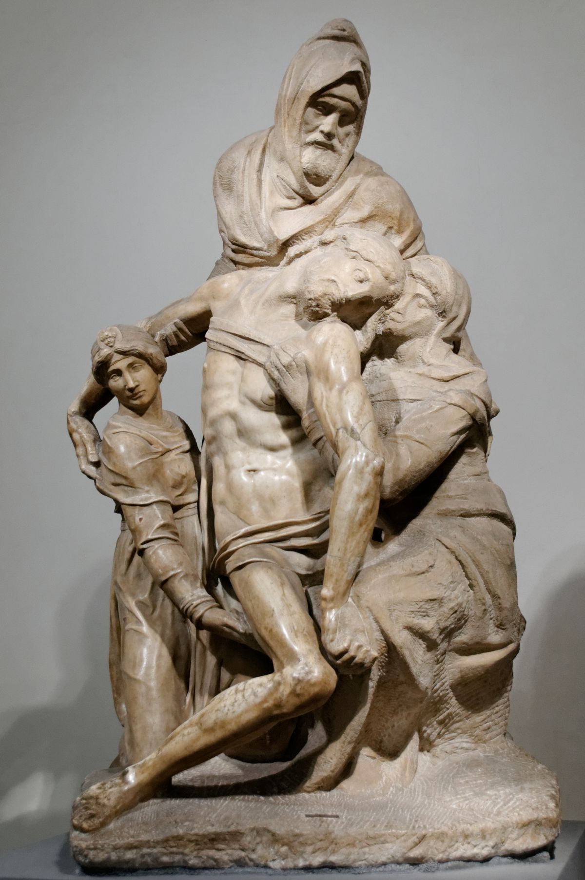The Deposition Sculpture (1547–1555, Italy) by Michelangelo - Catholic Stock Photo