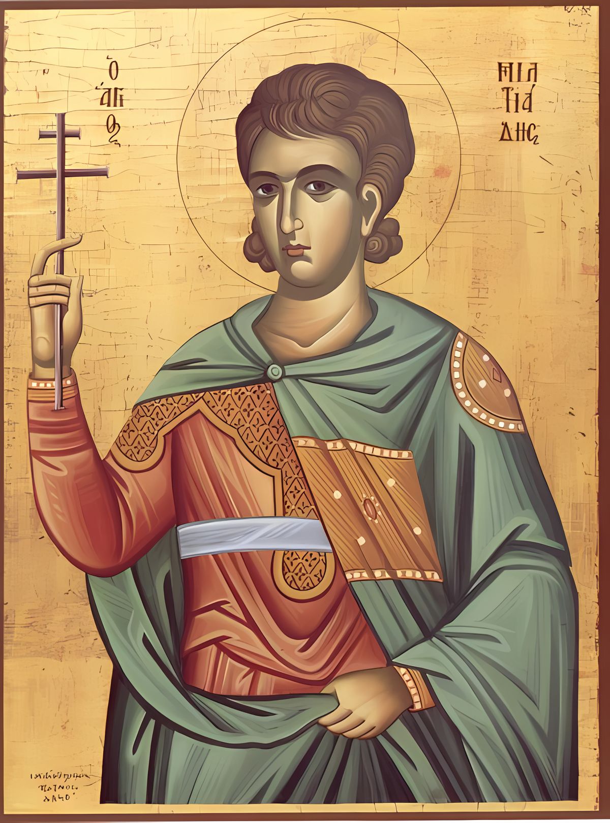 Pope Saint Miltiades (unknown date) - Public Domain Byzantine Icon