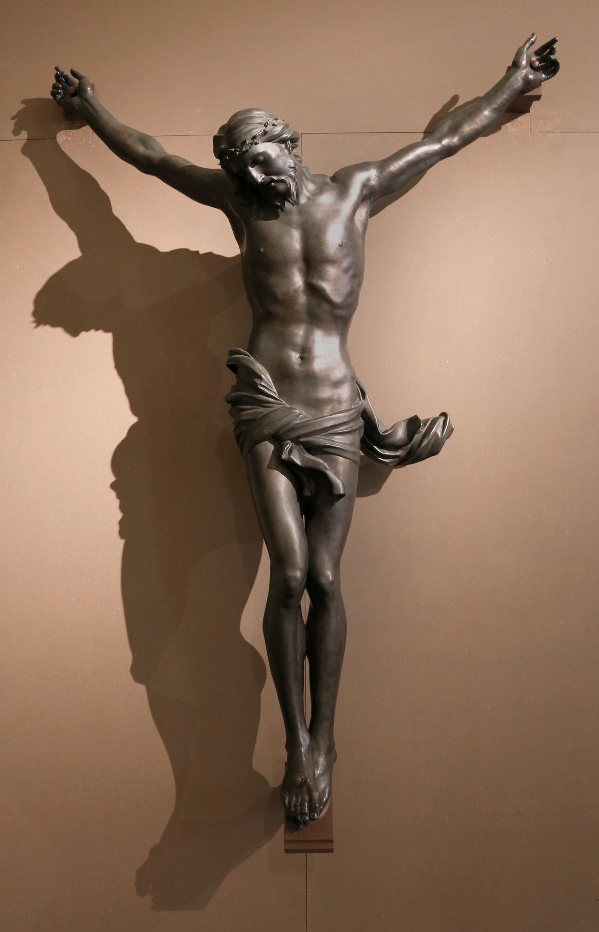 Cristo Crocifisso (1659, Italy) by Gianlorenzo Bernini - Catholic Stock Photo