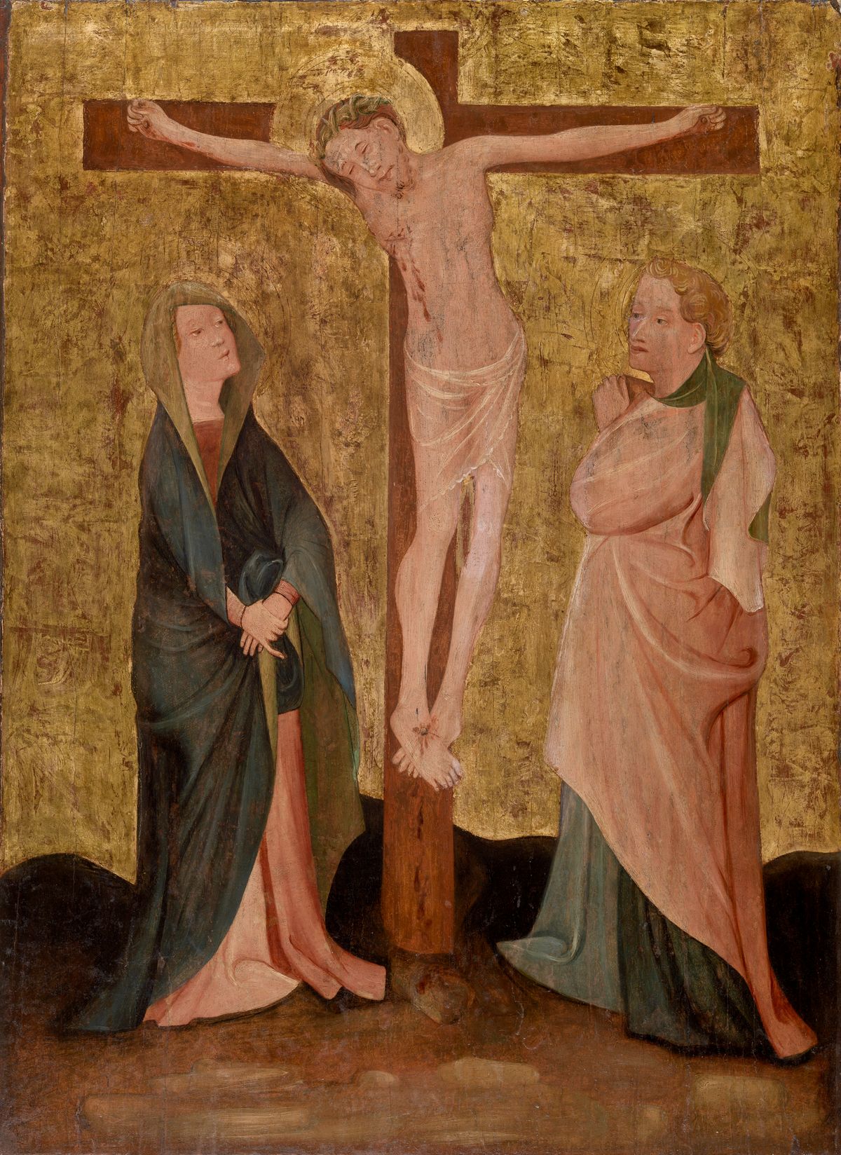 Crucifixion (14th Century) by Unknown - Public Domain Catholic Painting