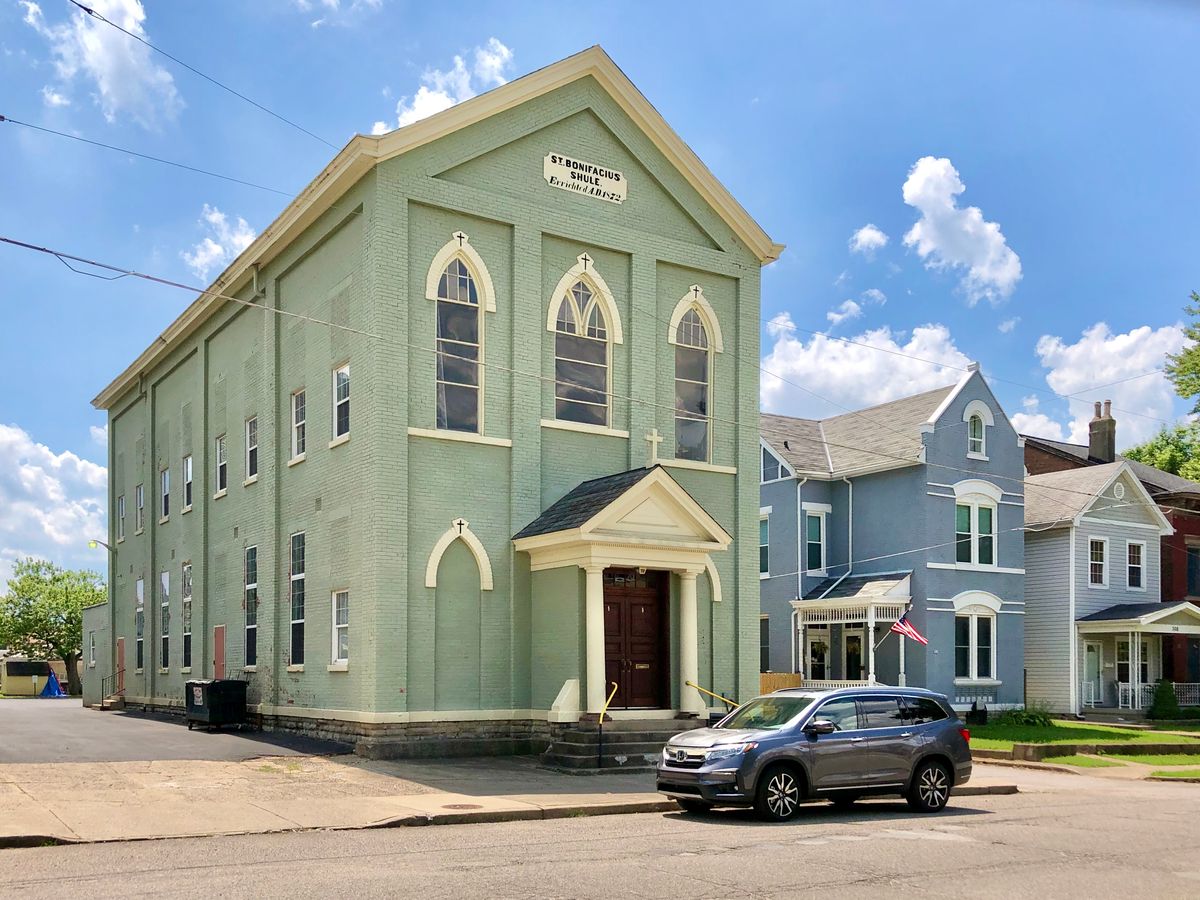 Old St. Boniface Catholic School (Adela Avenue, Ludlow, KY) - Catholic Stock Photo