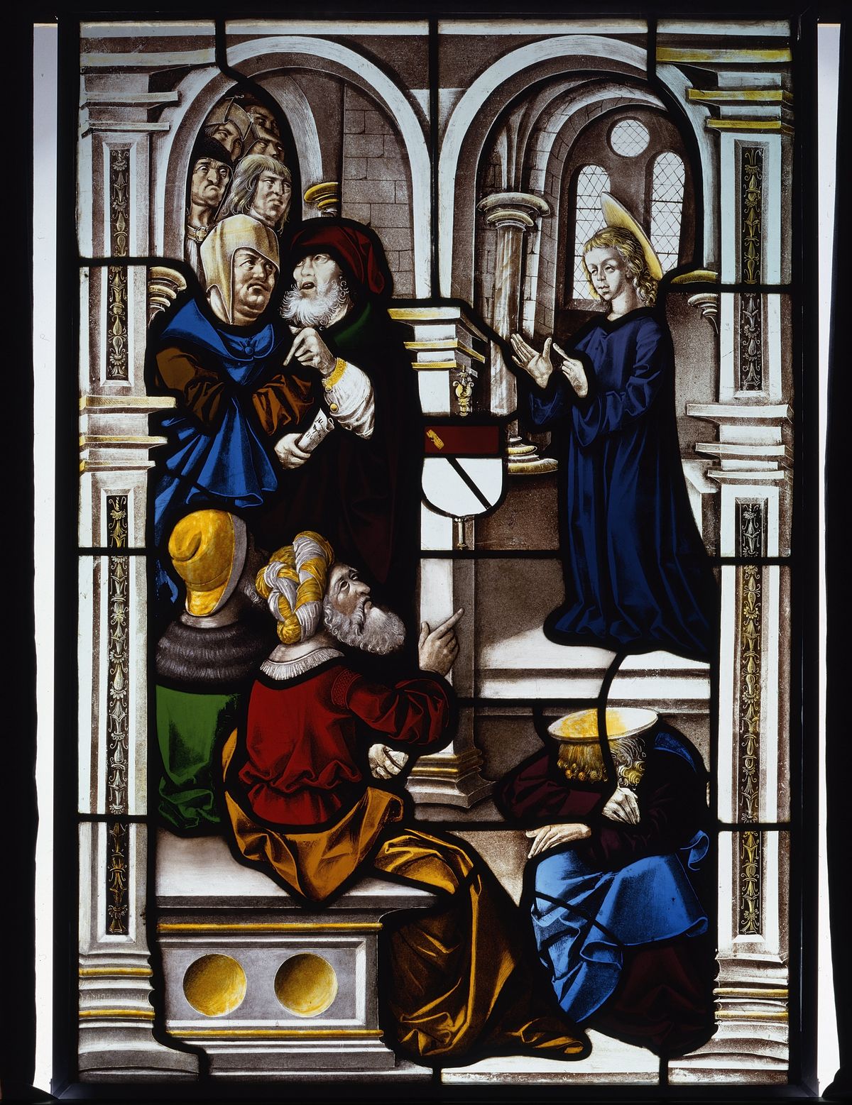 Jesus among the Doctors (1503) by Pietro Vaser - Public Domain Catholic Painting