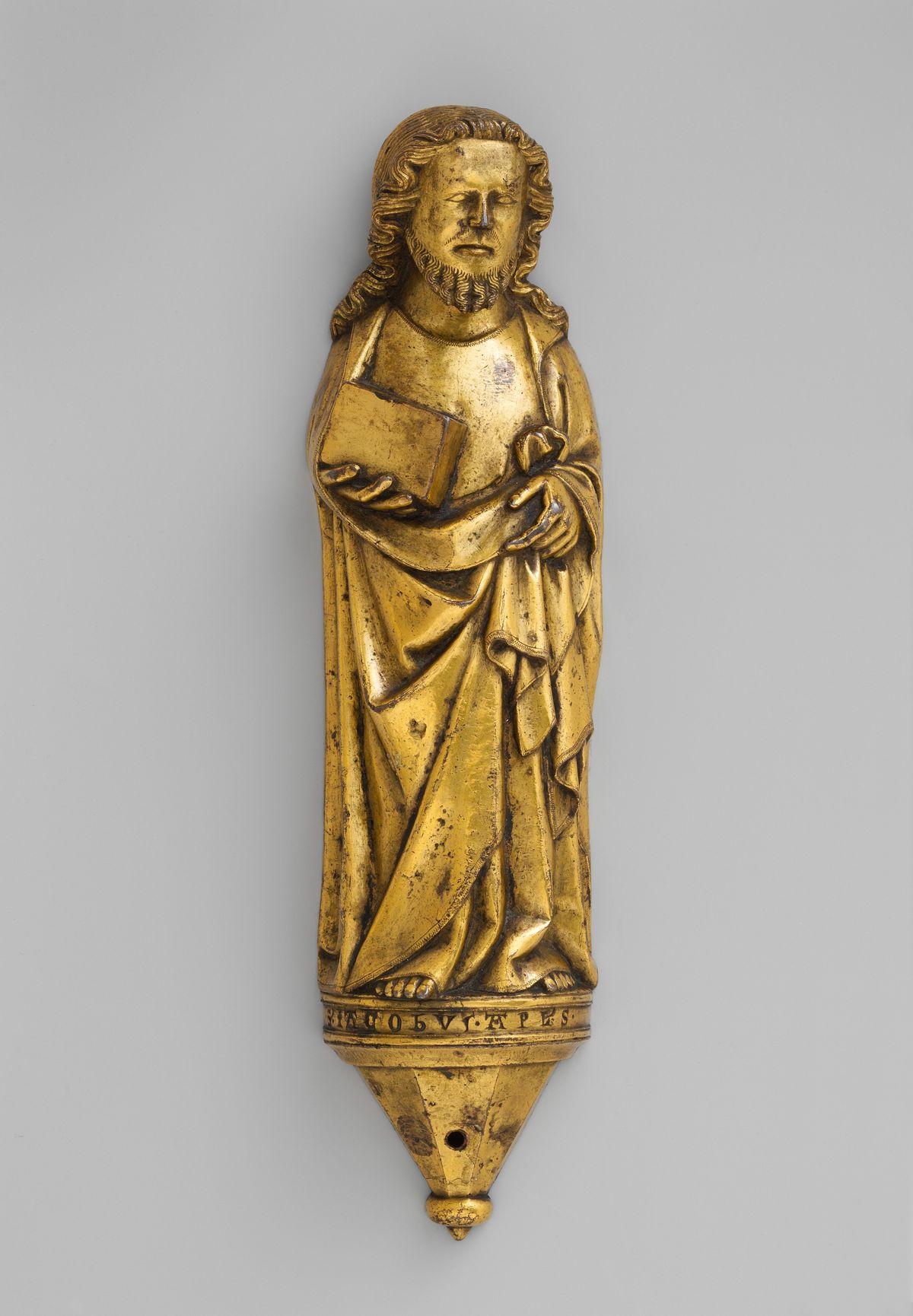 Appliqué Figure of the Apostle James (1350, North German) - Catholic Stock Photo