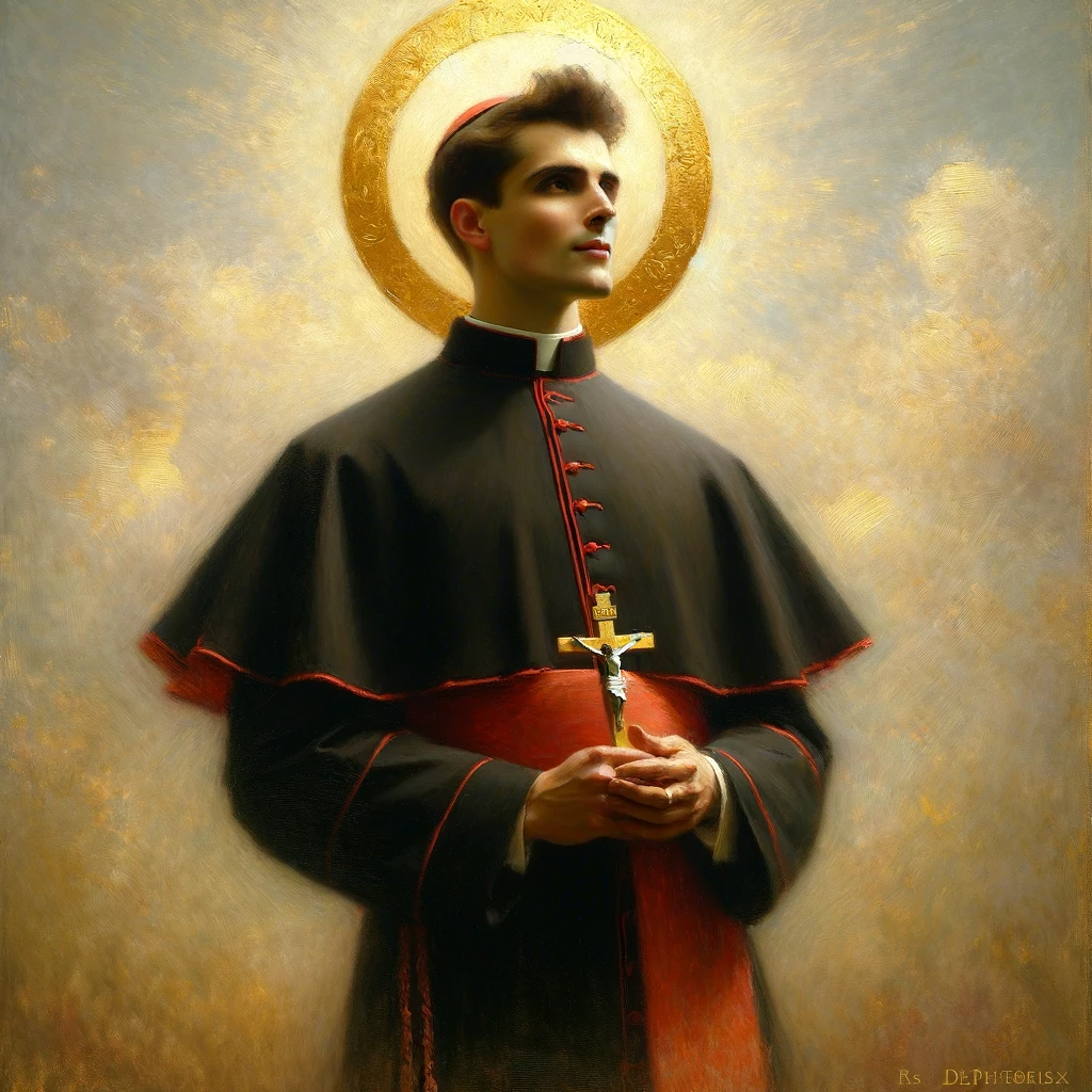 Saint John Neumann (2023) - Public Domain Catholic Painting