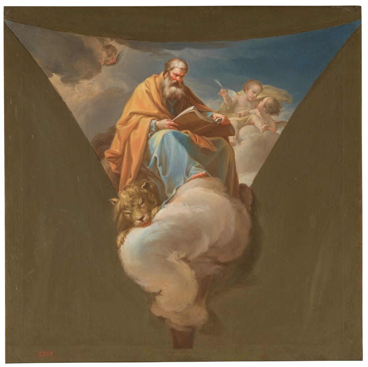 Saint Mark 1771 by Francisco Bayeu - Public Domain Catholic Painting