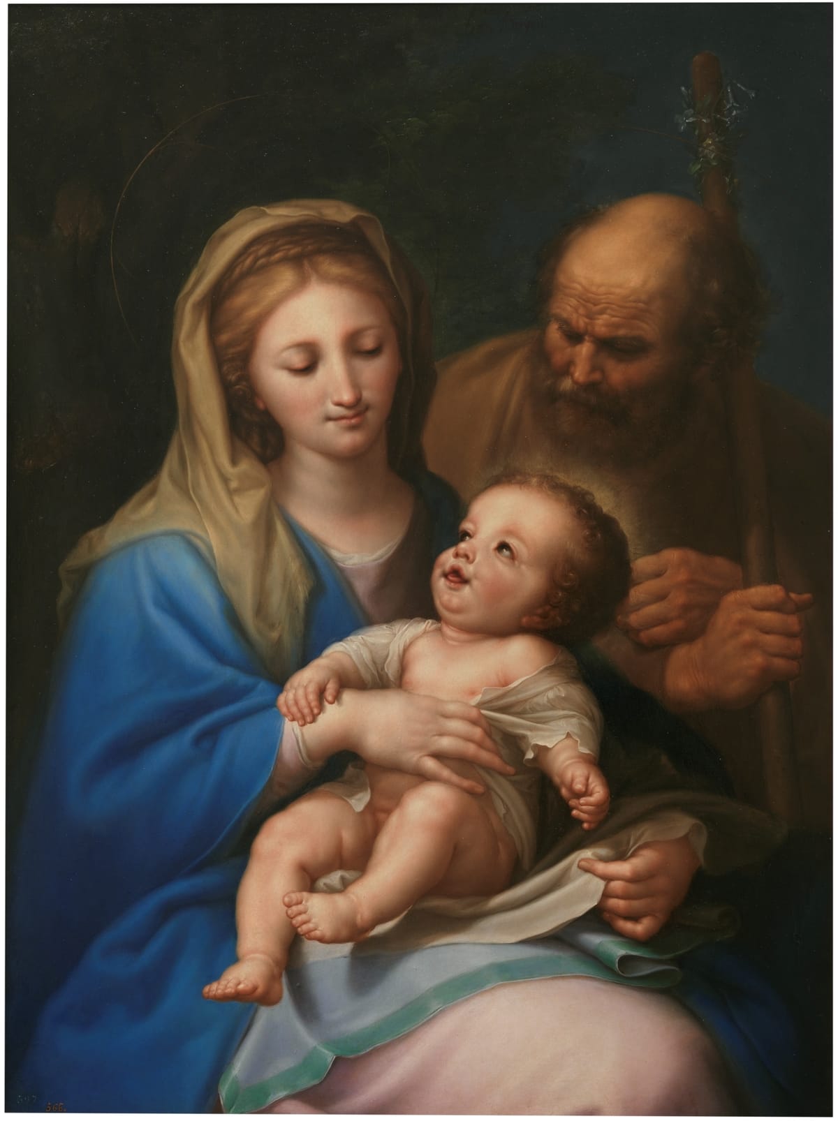 The Holy Family 1776 by Francisco Bayeu - Public Domain Catholic Painting