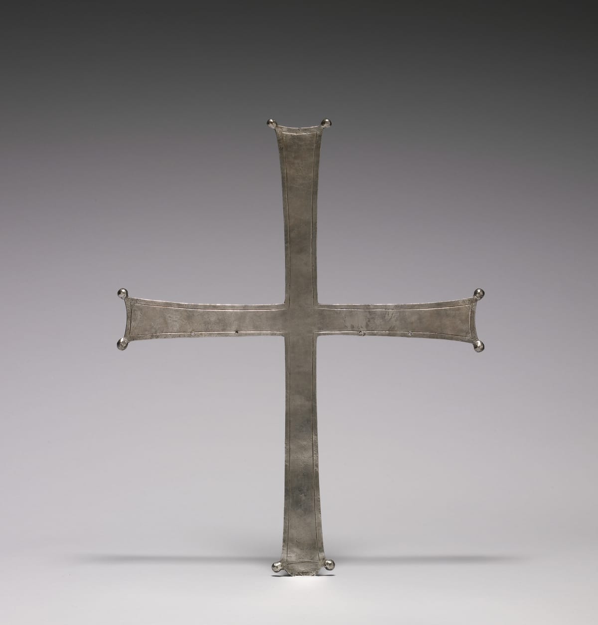 Byzantine Processional or Altar Cross (6th Century) - Byzantine Catholic Stock Photo