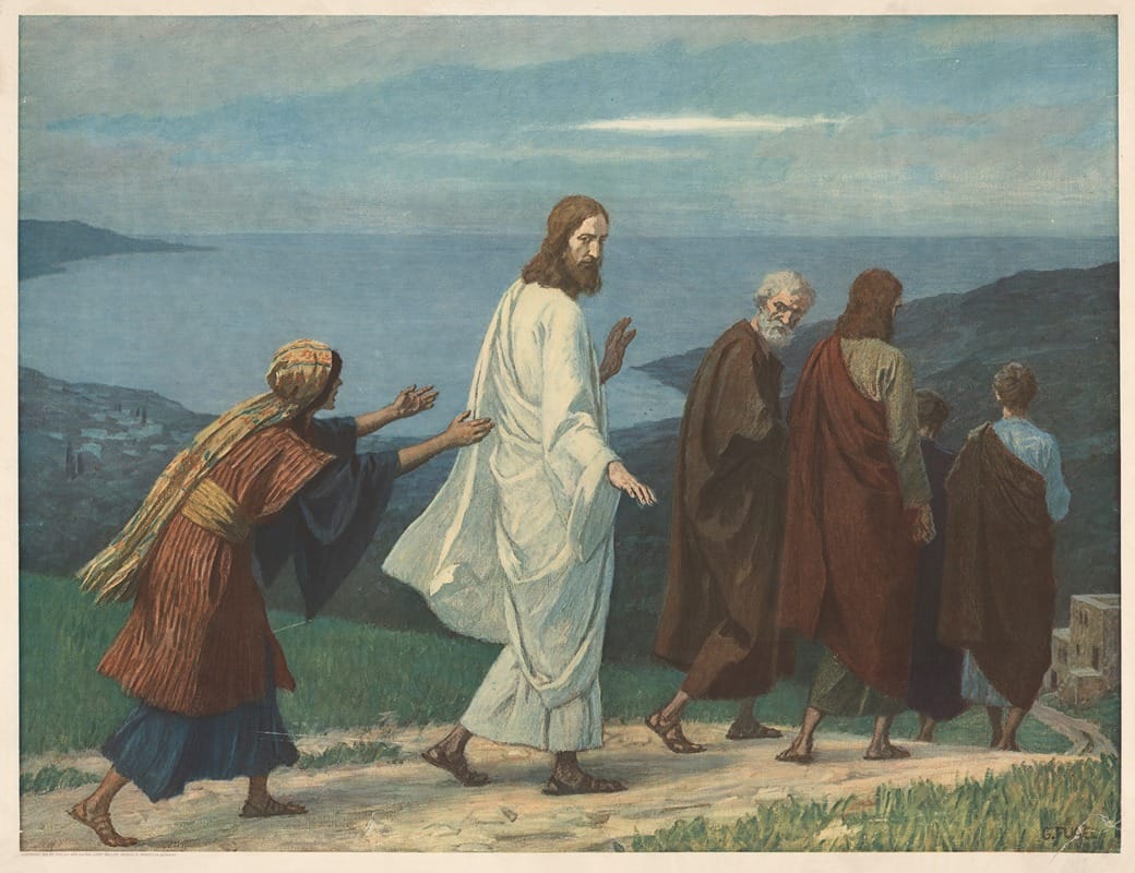 The Bloody Woman (1931) by Gebhard Fugel (German) - Public Domain Catholic Painting