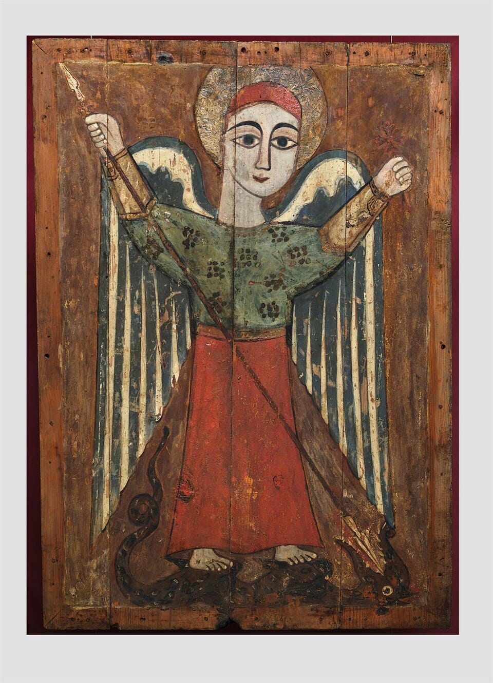 Archangel Michael Coptic Icon (17th century) - Public Domain Orthodox Icon