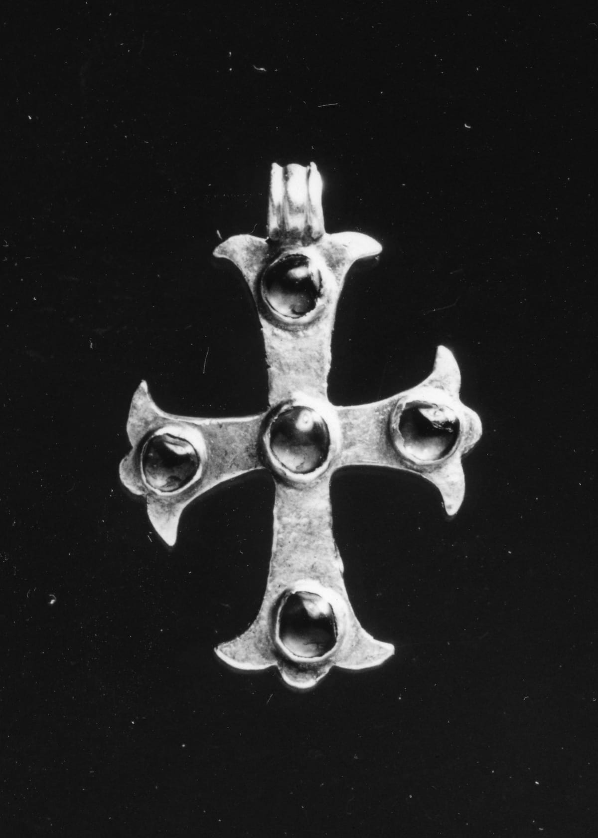 Pendant Cross, 6th century - Public Domain Byzantine Stock Photo