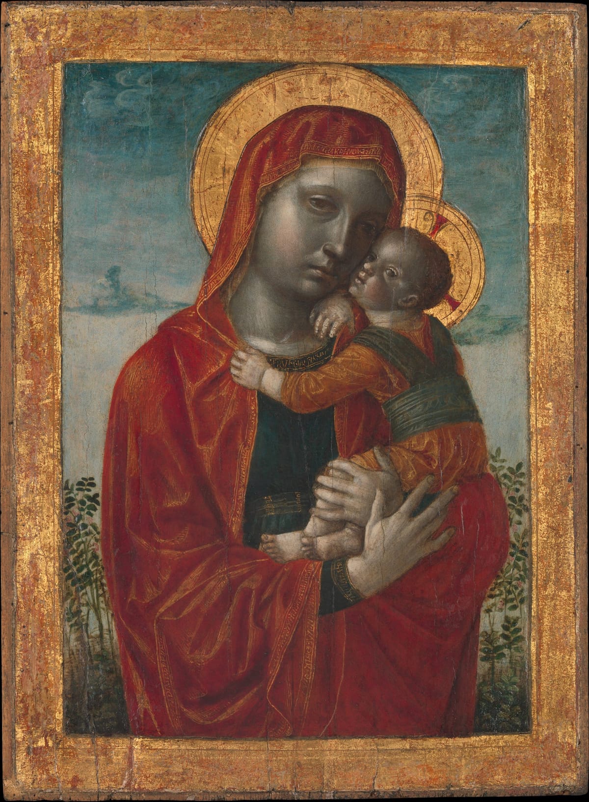 Madonna and Child (ca. 1480) by Vincenzo Foppa - Public Domain Catholic Painting