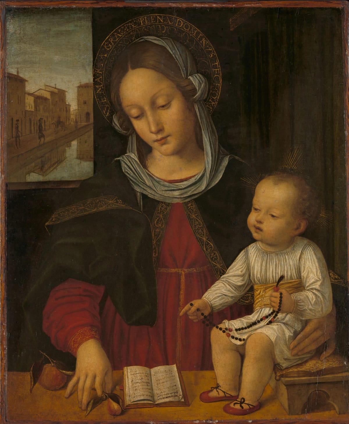 Madonna and Child (1500-1523) by Bergognone - Public Domain Catholic Painting
