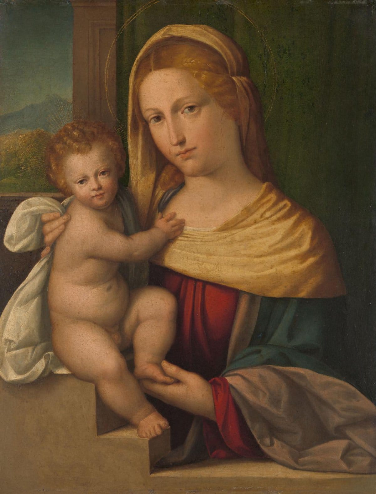 Madonna and Child (1515-1540) by Garofalo - Public Domain Catholic Painting