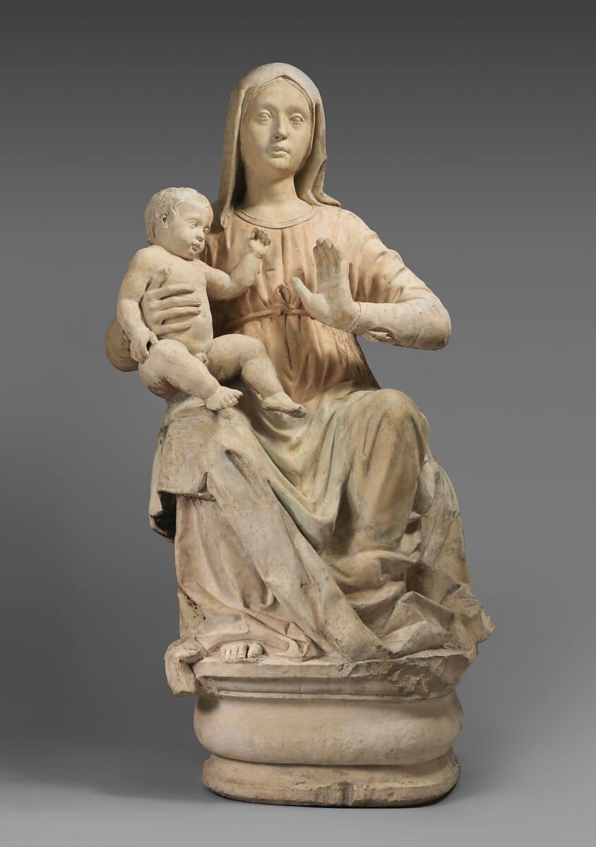 Madonna and Child (1460-1480) - Public Domain Catholic Stock Photo