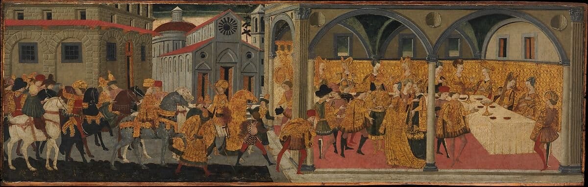 The Story of Esther (15th century) by Marco del Buono Giamberti - Public Domain Catholic Painting