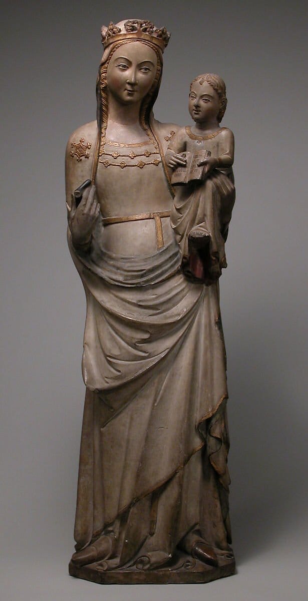 Virgin and Child (1325-1350) by Guillem Seguer - Public Domain Catholic Stock Photo