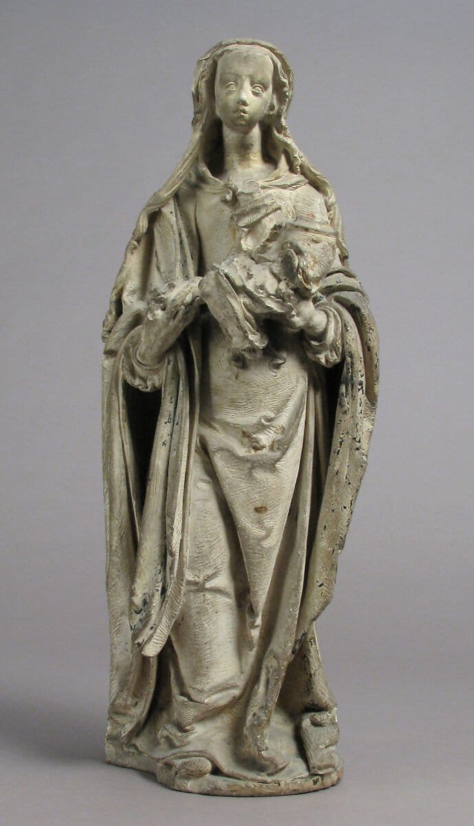 Virgin and Child (1550-1560) by Atelier of the Juliots - Public Domain Catholic Stock Photo