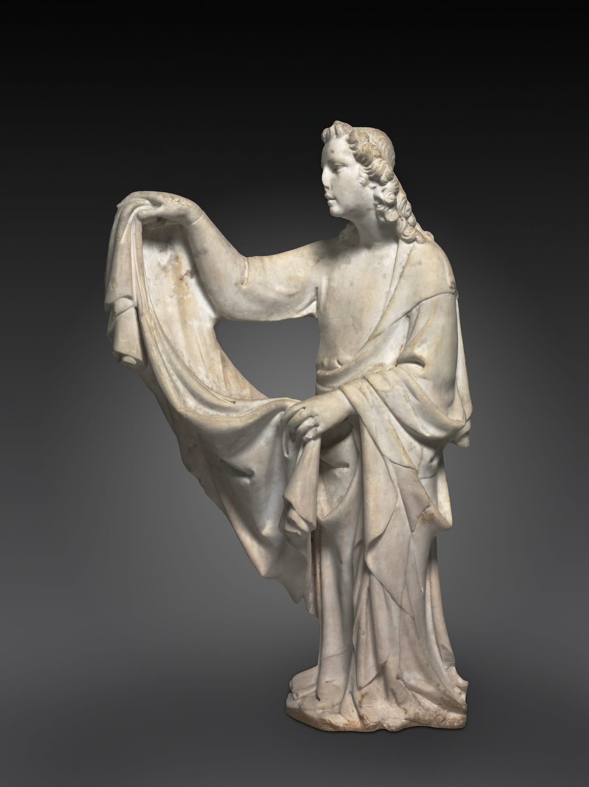 Angel from a Tomb (1330-1350) by Tino di Camaino - Public Domain Catholic Stock Photo