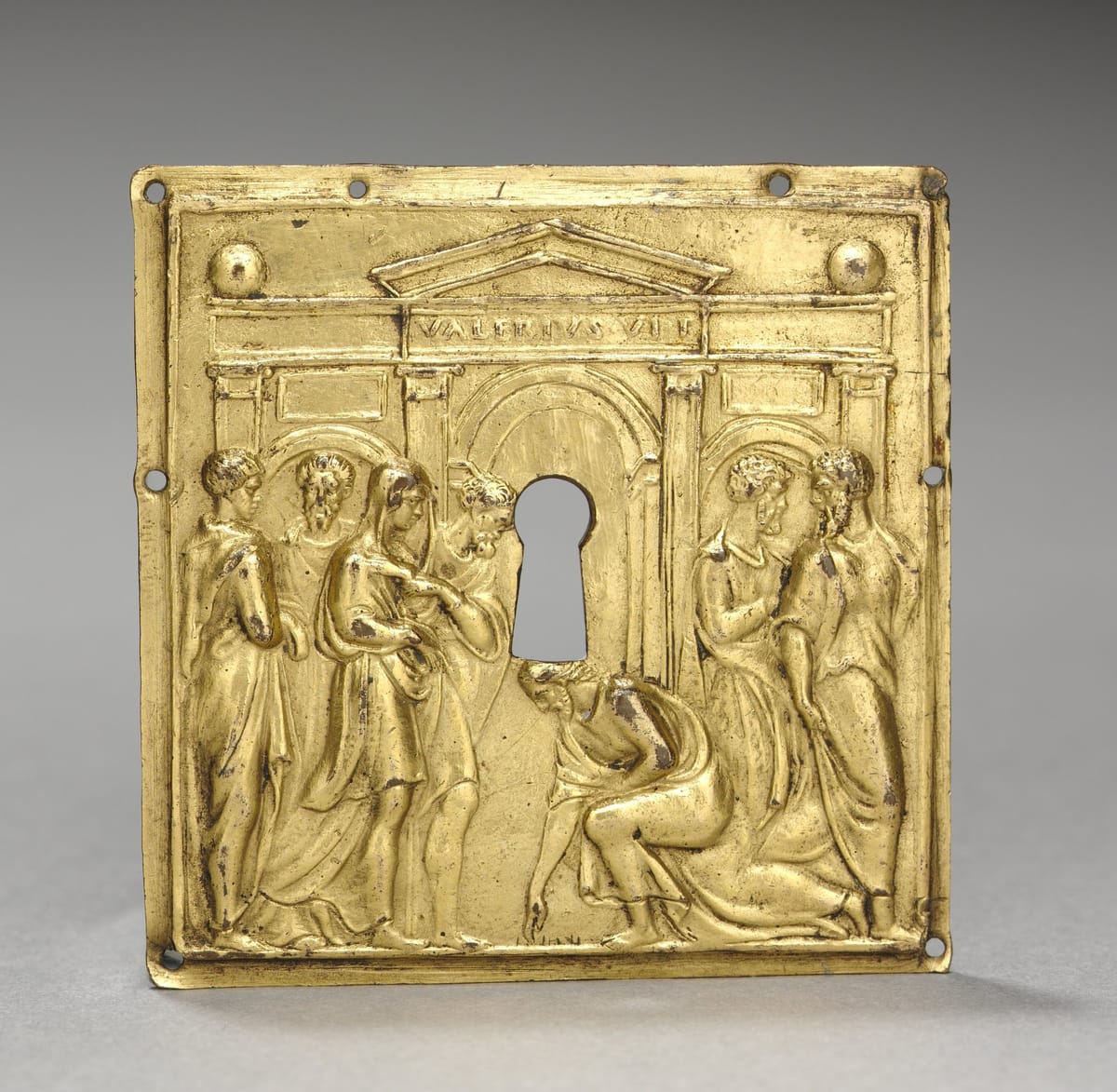 Christ and the Woman Taken in Adultery (1535) by Valerio Belli - Public Domain Catholic Stock Photo
