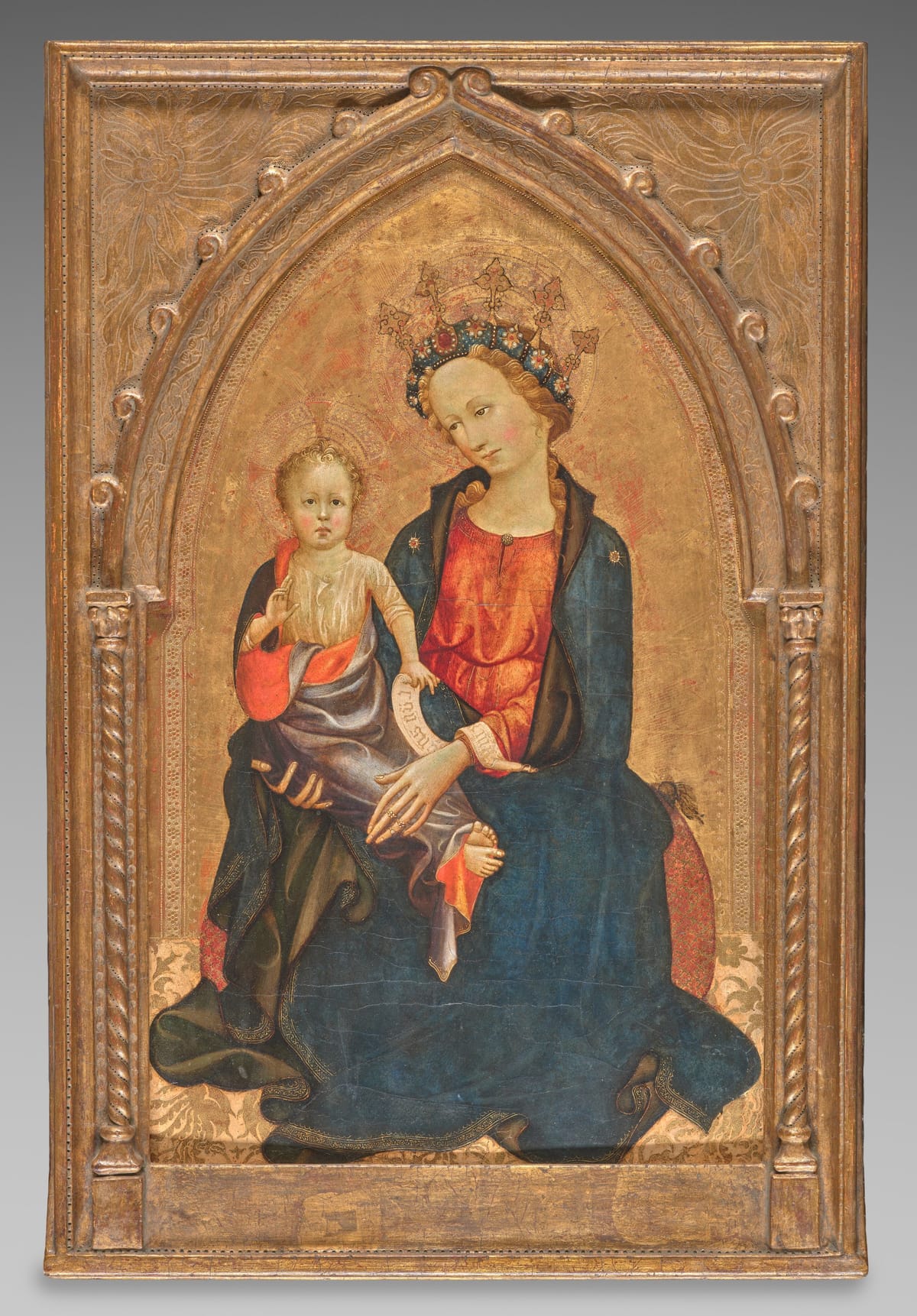Madonna and Child (1400) by Gherardo Starnina - Public Domain Catholic Painting