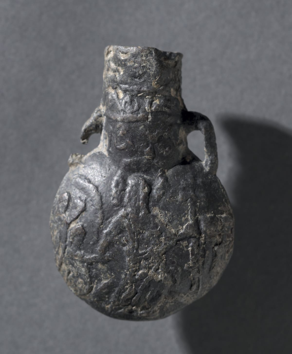 Pilgrim's Flask (1150) - Public Domain Orthodox Stock Photo
