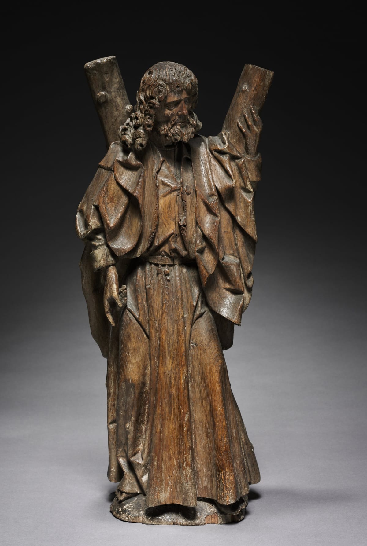 Saint Andrew (1517) by Master of Elsloo - Public Domain Catholic Stock Photo