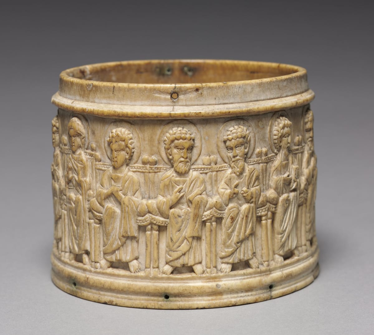 The "Apostles" Pyx (Box) (1000) by Triptych Group - Public Domain Orthodox Stock Photo