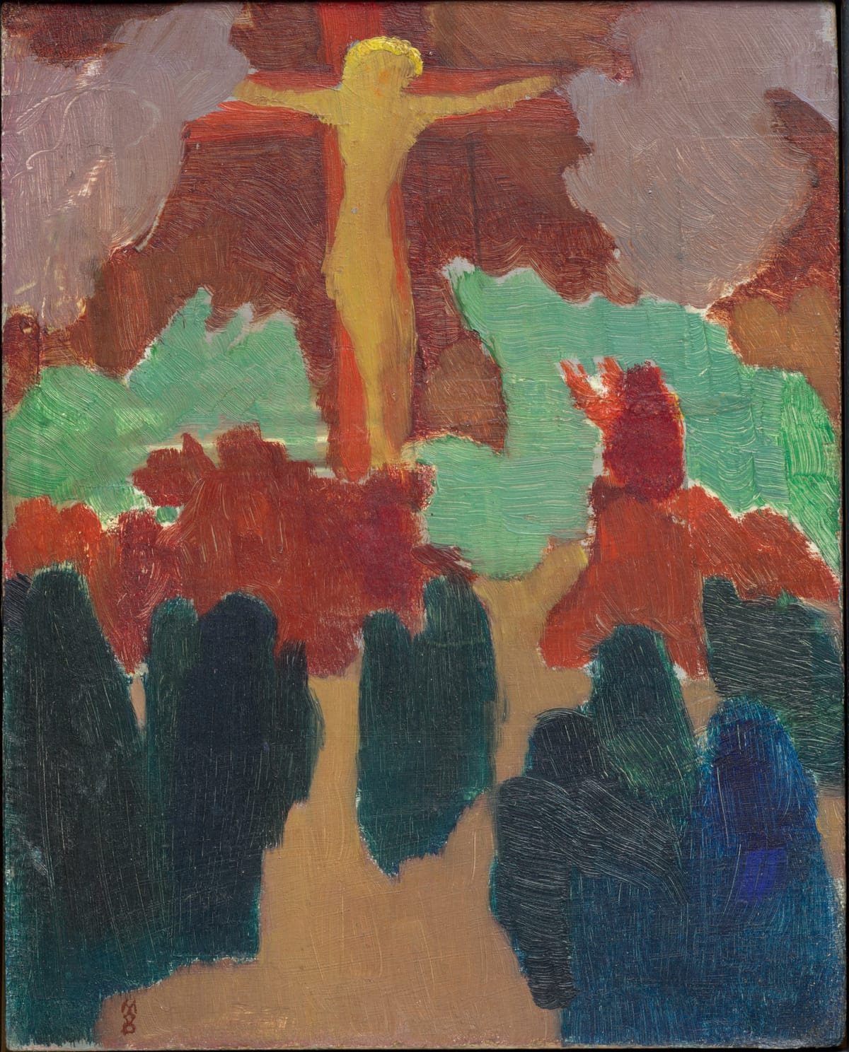 The Orange Christ (1889) by Maurice Denis - Public Domain Catholic Painting