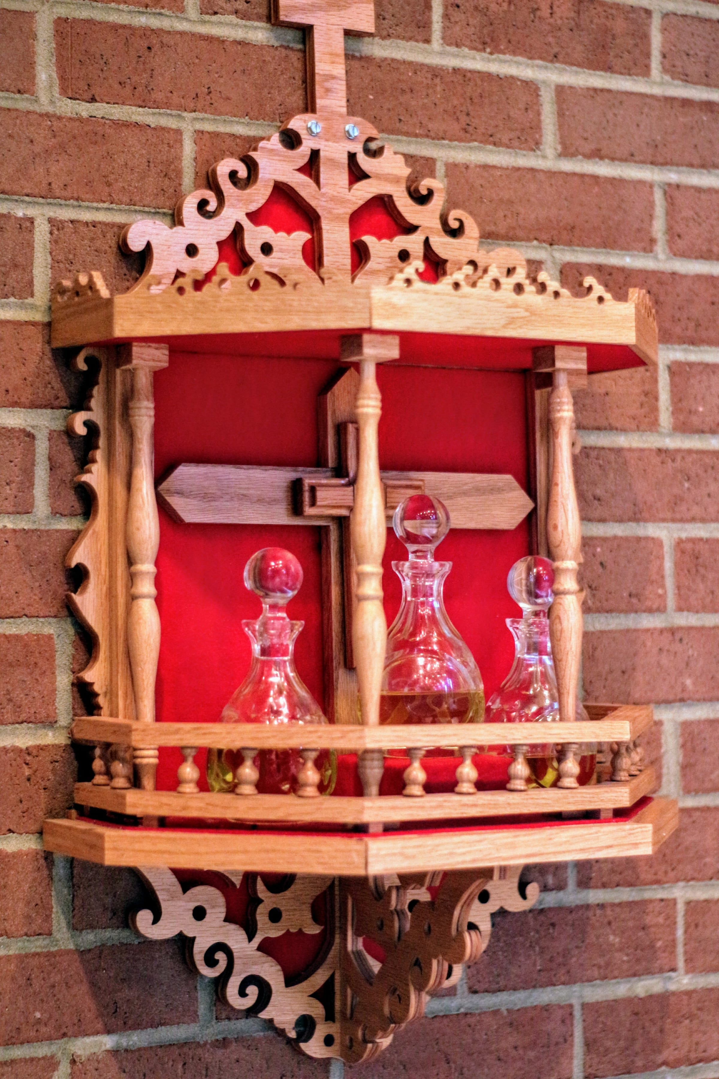 Cruets for Mass Catholic Stock Photo