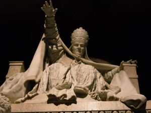 Sepulchral Monument of Pope Clement XIV, Rome - Catholic Stock Photo