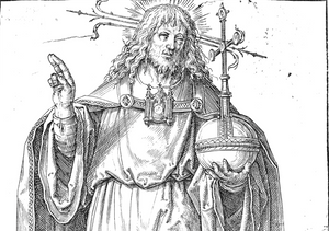 Christ (1513) by Lucas Huygensz van Leyden - Catholic Coloring Page
