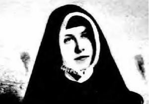 Sister Maria Quinones (1919) - Vintage Catholic Stock Photo