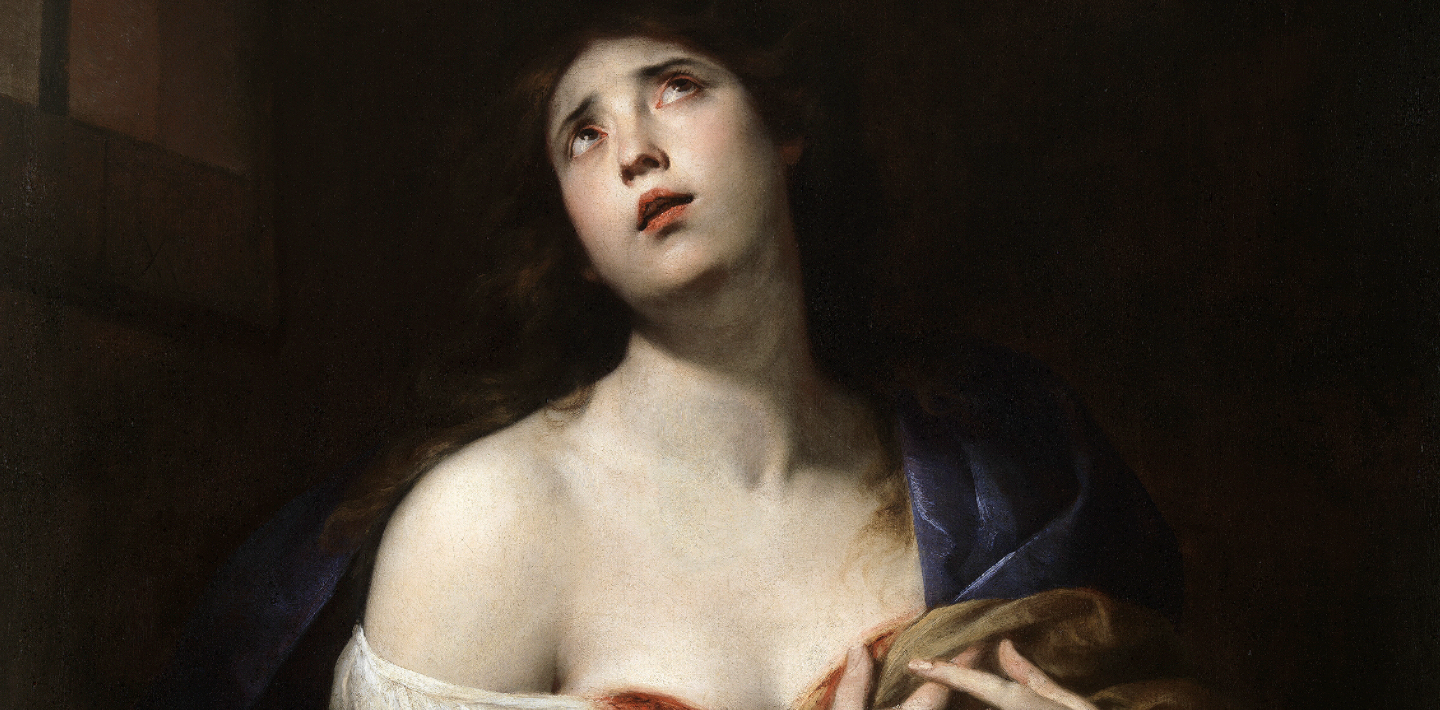 Saint Agatha (1635) by Andrea Vaccaro - Public Domain Catholic Painting