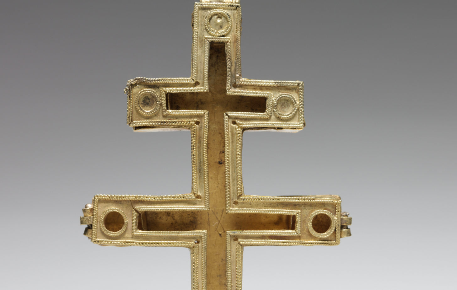 Double-Arm Reliquary Cross
(1100–1200) - Catholic Stock Photo