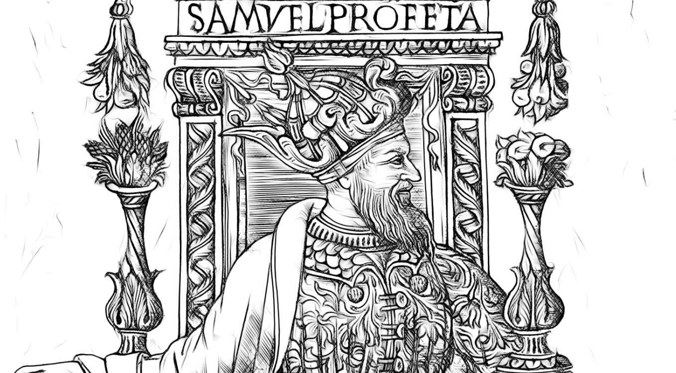 The Prophet Samuel (1470) by Baccio Baldini - Bible Coloring Page