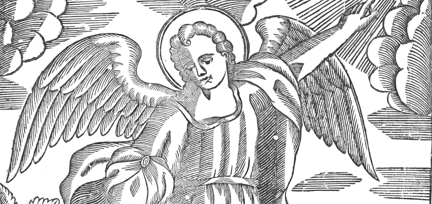Guardian Angel - Catholic Coloring Page