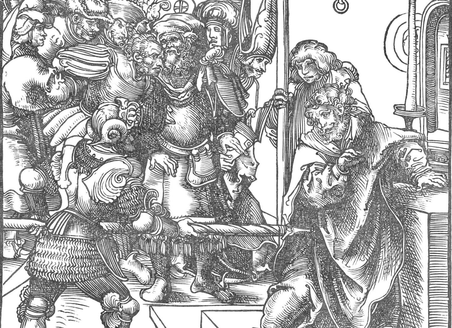 The Martyrdom of Saint Thomas the Apostle - Catholic Coloring Page