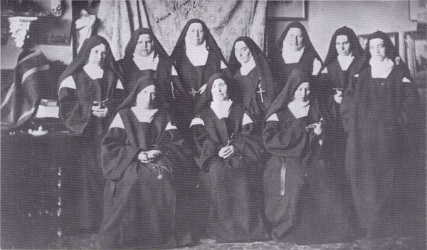 Carmelite Nuns, France (1875) - Catholic Stock Photo