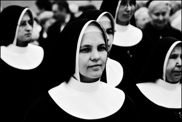 Benedictine Nuns - Catholic Stock Photo