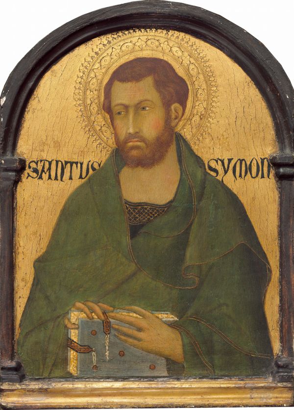 Saint Simon by Simone Martini (1315-1320) - Public Domain Catholic Painting