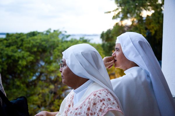 Catholic Nuns in Puerto Rico - Catholic Stock Photo