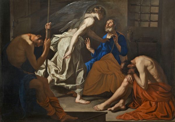Liberation of Saint Peter (early 1640s) by Antonio de Bellis - Public Domain Bible Painting